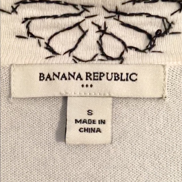 🍌 Republic Cardigan w Beaded Flower Detail Size S - Picture 6 of 8